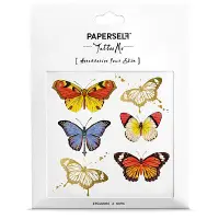 在飛比找誠品線上優惠-PAPERSELF刺青貼紙/ 蝴蝶Butterflies/ 