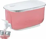 Beverage Dispenser Faucet - Beverage Tap Dispenser, 4l Water Container Faucet Fridge | Cold Kettle with Faucet in Refrigerator, Iced Beverage Dispenser in Refrigerator for Fruit Juice Lemonade