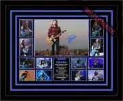 DAVE GROHL FOO FIGHTERS NIRVANA LTD EDITION OF 250 SIGNED FRAMED MEMORABILIA