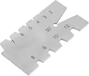 JECOMPRIS 30degree Measuring Tool Thread Gauge Stainless Steel Cutting Angle Template for Lathes User-Friendly Inspection Tool for Professionals and DIY Enthusiasts