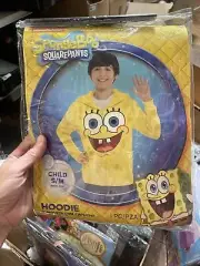 SpongeBob SquarePants Child Zip-Up Costume Hoodie, Size S/M