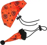 FONDOTIN 1 Set Reptile Halloween Costume Printing Cloak Decorative Hat for Lizard Lightweight Comfortable Pet Outfit for Parties Festivals Holidays