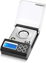 Digital Scale,High Precision Professional Milligram Scale 50g/0.001g Mini Electronic Balance Powder Scale Gold Jewelry Carat Scale Digital Weight with Calibration Weight Tweezer and Weighing Pan