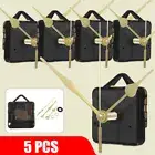5X Silent Quartz Movement Wall Clock Motor Mechanism Long Spindle DIY Repair Kit