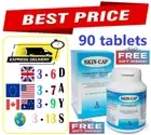 SKIN CAP 90 tablets- Psoriasis, Seborrhea Dermatitis, Eczema, Itching