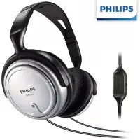 在飛比找博客來優惠-【Philips 飛利浦】頭戴式立體聲電視/電腦耳機 SHP