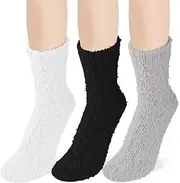 Fodofodo Fuzzy Socks for Women Soft Socks Cozy Fluffy Socks Winter Warm Slipper Socks Warm Comfy Thermal Home Sleeping Socks