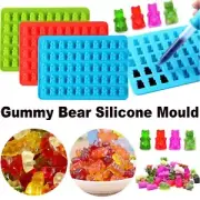 50 Cavity Silicone Gummy Moulds Bear Mold Candy Chocolate Jelly Ice Bakeware