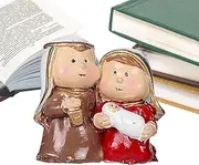 Manger Scene | Resin Nativity Set Manger Scene,Holy Family Manger Scene, Nativity Figures, Christmas Nativity Scene for Tabletop Mantel