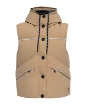 Moncler Grenoble Apres Ski Padded Gilet 0,1,2,3,4 beige