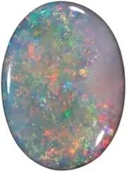 [Ayush Gems] 10.25 Ratti 9.32 Carat Opal Stone Certified Natural Fire AA++ Quality Oval White Astrological Australian Opal Loose Gemstone, Loose Gemstone, Opal, Loose Gemstone, Opal