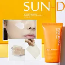 A'pieu Pure Block 日常防曬霜 SPF50/PA++++ 50ml | 韓國日常使用防曬霜