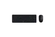 [9320M] Wireless Compact, Slim Keyboard and Mouse Combo, Black