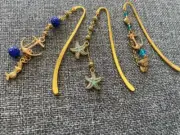 CLEARANCE 3 Unique Handcrafted Bookmark~Nautical Theme/Jesus is my Anchor