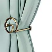 Curtain Holdbacks Window Decorative Hook Draperies Metal Set of 2 Bronze