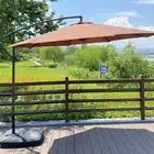 Outdoor Garden Large Size Windproof Umbrella Hanging Sunshade Cantilever Commerc