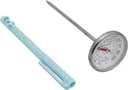 [KitchenAid] KQ919MW Analog Instant Read Food and Meat Thermometer with 1.75-inch Dial, Recalibration Feature, Mineral Water Storage Sleeve