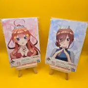 Itsuki & Miku Nakano Quintessential Quintuplets Celebration Kuji Prize Art Board