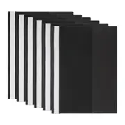6PK Marbig Deluxe A4 Flat File Document Folder Paper Organiser w/ Fastener Black
