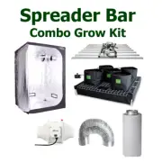 HYDROPONIC SYSTEM SPREADER BAR GROWING KIT 8 BAR SAMSUNG GHOST FAN FILTER COMBO