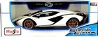 MAISTO 1:18 Diecast Model Car Special Edition Lamborghini Sian FKP 37 ⬜ White ⬜