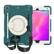 iPad Case For iPad 10.2 with 360��Swivel Stand-Blackish Green