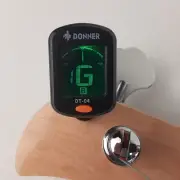 Donner DT-04 Guitar ~ Bass ~ Violin ~ Uke Clip On Chromatic Tuner LCD Display