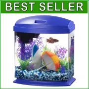 Stylish Blue LED MiniBOW Aquarium Kit - 1 Gallon with Easy SmartClean Technology