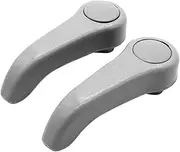 2pcs Sets Seat Adjust Lever Pull Handle Replacement, for Renault, Clio All Series 1998-2008 Mk2 Twingo Seat Recliner Handle(Gray)