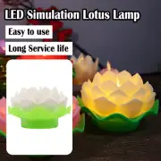 Led Lotus Candle Light Candles Flameless Simulation Flower Home Romantic Decor