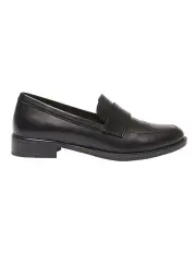 [Sandler] Infinity Flat Shoes in Black Leather
