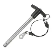 t Handle Lock Pins, 9.5mm Dia. 100mm Usage Long Push-Button Ball Locking Pin