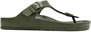 [Birkenstock] Unisex Gizeh Essentials EVA Khaki Sandals 37 R EU
