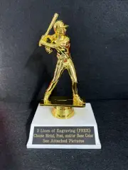 Softball Batter Trophy. (Please See All Photos)
