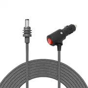 For Starlink Mini DC Power Cable with on Off Switch,Direct to Cigaretter 12V Adapter Car Charger Pow Gray-Black 16.4ft