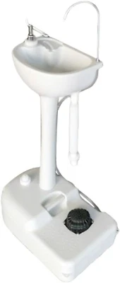 Portable Camping Sink W/Towel Holder & Soap Dispenser - Hand Wash Basin Stand W/