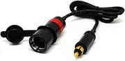 (DIN to Cigarette Adapter (Locker Function)) - Cliff-Top Hella (DIN) to Cigarette Lighter Power Socket Adaptor with Locker Function