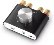 Mini Bluetooth 5.0 Power Amplifier, Stereo Hi-Fi Digital Amp 2.0 Channel 50W×2 w