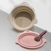 Makeup Cleaner Bowl Convenient Storage Cleaning Cosmetic Tools Foldable Silicone