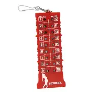 Mini Golf Score Scorer Stroke Counter Red Rectangle Scores Counting Tool