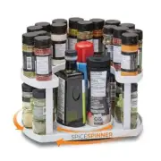 Spice Storage Rack,Kitchen Cabinet Organizer,Spice Shelf,Seasoning Organizer 360