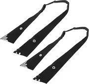 [Baluue] 2pcs Cross Bow Tie for Women and Men Pre Tied Elegant Neck Tie Accessories for Back to School Cosplay and Uniforms Comfortable for Wear