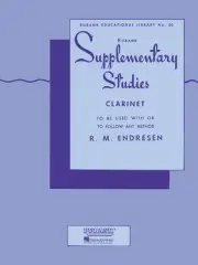 Supplementary Studies for Clarinet Etudes Technique Rubank Method Music Book