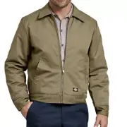 Dickies Men's Jacket Insulated Lined Quilted Eisenhower ZipUp Padded SZ 2X R