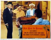 Our Man In Havana Lobby Card Noel Coward Alec Guinness Burl Iv- 1959 Old Photo