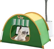 Pet Tent | Cave Nest Bed,Washable Breathable Folding Kennel House with Airflow and Ventilation for Kitten Puppy Small Dogs Bunnies Outdoor Backyard