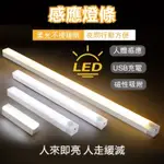 磁吸LED小夜燈  磁吸 USB充電 櫥櫃燈 氛圍燈 展示燈 暖光/白光 吸附感應燈條 人體感應 LED燈條 露營燈