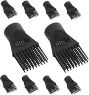 BIUDECO Hair Dryer Brush Diffuser Set 10 Pcs Nozzle Comb for Hair Dryer Blow Dry Brush Attachment
