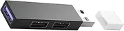 ULDIGI USB Hub 3 Port USB Expansion Hub Usbc Hub 3-in-1 Hub Adapter Compact and Durable for Laptop/Desktop