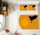 3D Yellow Circle 3618NA Bed Pillowcases Quilt Cover Duvet Boris Draschoff Fay